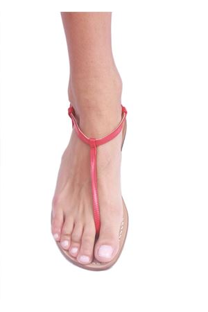 Red Capri sandals flipflop model Da Costanzo | S191818ROSSO